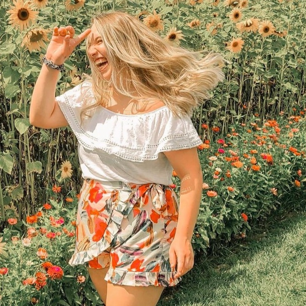 Off-Shoulder Ruffle Top